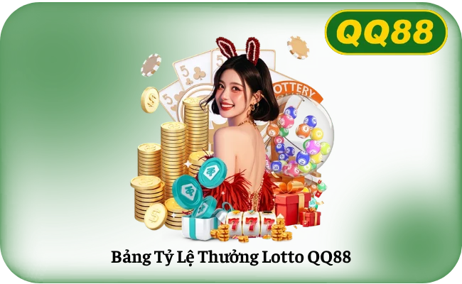 Bảng Tỷ Lệ Thưởng Lotto QQ88